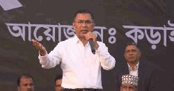 খুলনার জনসভা মঞ্চে তারেক রহমান