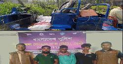 ফেনীতে শান্ত হত্যা রহস্য উদ্ঘাটন, তিন ছিনতাইকারী গ্রেপ্তার