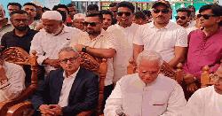 দুমকিতে নলুয়া-বাহেরচর সেতুর ভিত্তিপ্রস্তর স্থাপন