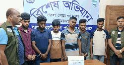 লালমনিরহাটে ৬ অনলাইন জুয়াড়িসহ গ্রেফতার ৮