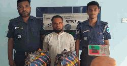সরাইলে অভিনব কায়দায় গাঁজা পাচার, গ্রেপ্তার ১