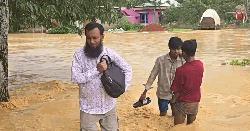 হবিগঞ্জে পানিবন্দি হয়ে পড়েছে ৩ গ্রামের মানুষ 