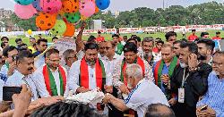 গাজীপুরে শহীদ জিয়াউর রহমান গোল্ডকাপ ফুটবলের উদ্বোধন, বিকেএসপির দাপুটে জয়