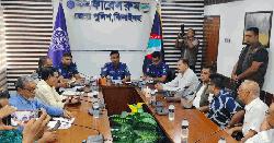 ঝিনাইদহ সাংবাদিকদের সাথে নবাগত পুলিশ সুপারের মতবিনিময়