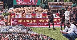 কুমিল্লায় প্রায় ৫২ কোটি টাকার মাদকদ্রব্য ধ্বংস করল বিজিবি
