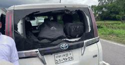 গোলাপগঞ্জে এনসিপির গাড়িবহরে হামলা 