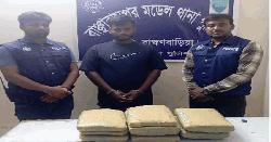 বাঞ্ছারামপুরে ১১ কেজি গাঁজাসহ প্রাইভেটকার জব্দ, মাদক কারবারী গ্রেপ্তার 