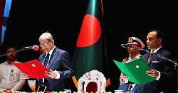 শপথ নিলেন বাংলাদেশের ২৩তম রাষ্ট্রপতি মির্জা ফখরুল