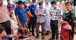 নন্দীগ্রামে নিষিদ্ধ পিরানহা মাছ বিক্রির দায়ে জরিমানা ও মাছ জব্দ