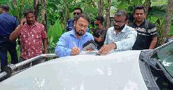 সোনাতলায় অবৈধভাবে বালু উত্তোলন করায় তাতীদল নেতাকে জরিমানা