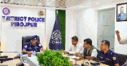 পিরোজপুরে নবাগত পুলিশ সুপারের সাথে সাংবাদিকদের পরিচিতি ও মতবিনিময় সভা অনুষ্ঠিত
