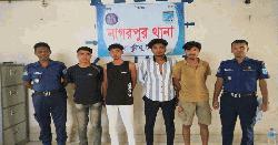 নাগরপুরে কিশোর গ্যাং প্রধান অমিওসহ ৪ জন গ্রেপ্তার