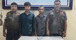 বগুড়ায় হাতে চাকু নিয়ে টিকটক ও পিস্তলের ছবি পোস্ট, গ্রেপ্তার ২