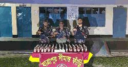 কুড়িগ্রাম সীমান্তে ১৫ লাখ টাকার চোরাচালানি পণ্য জব্দ