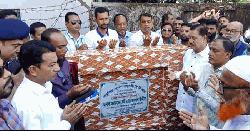 পাকুন্দিয়ায় সড়ক উন্নয়ন প্রকল্পের উদ্বোধন